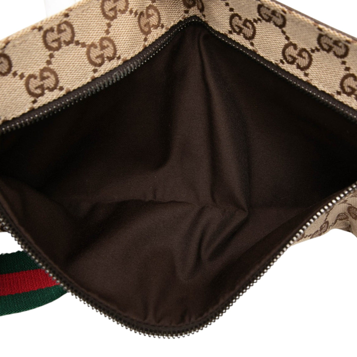 Gucci GG Canvas Web Double Pocket Belt Bag