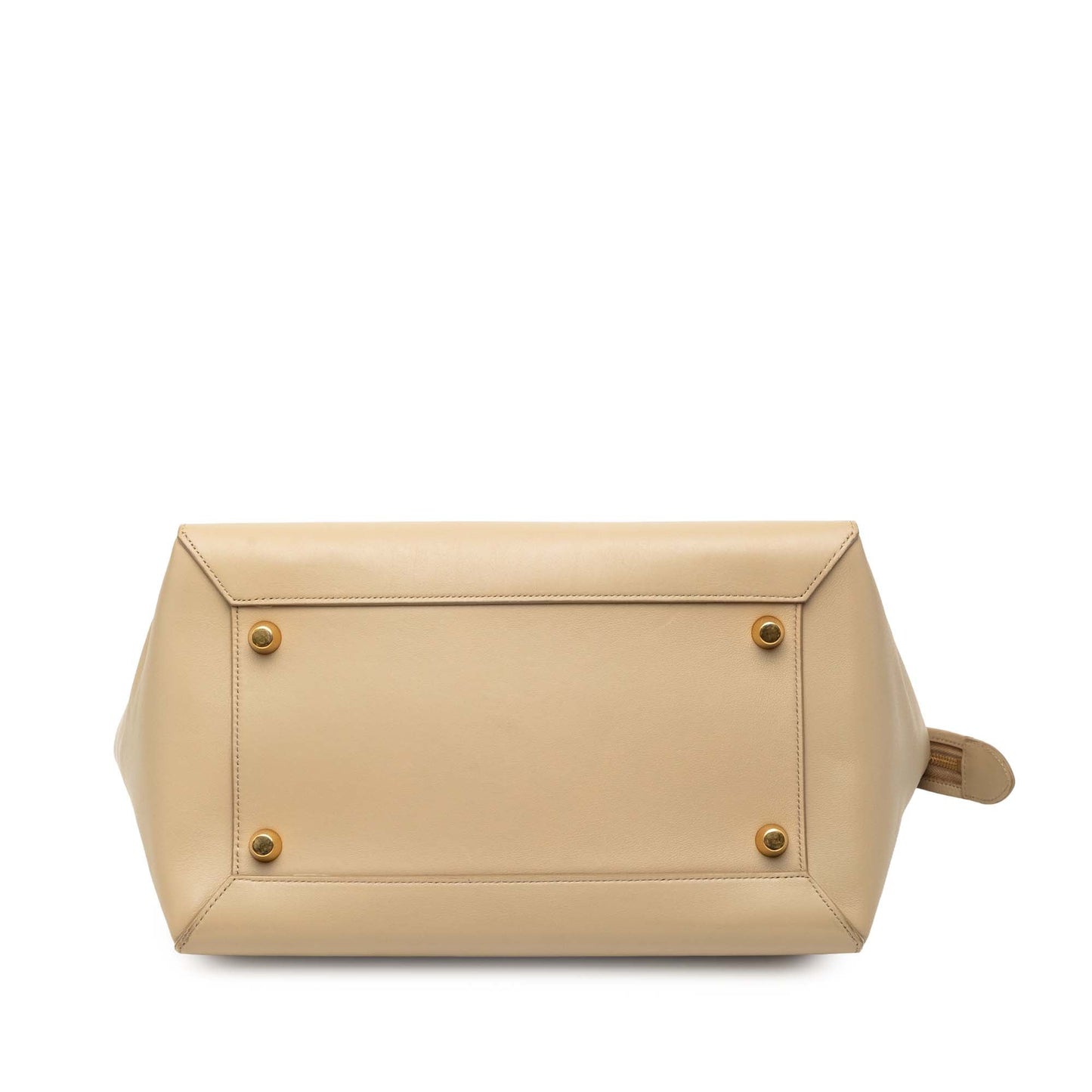 Celine Mini Tricolor Grained Calfskin Belt Satchel
