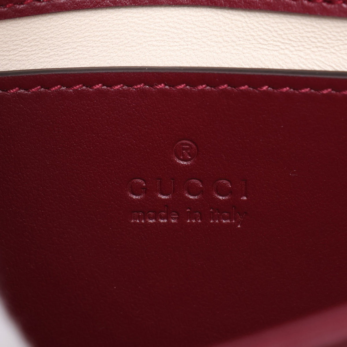 Gucci Small GG Marmont Matelasse Calfskin Shoulder Bag — Red