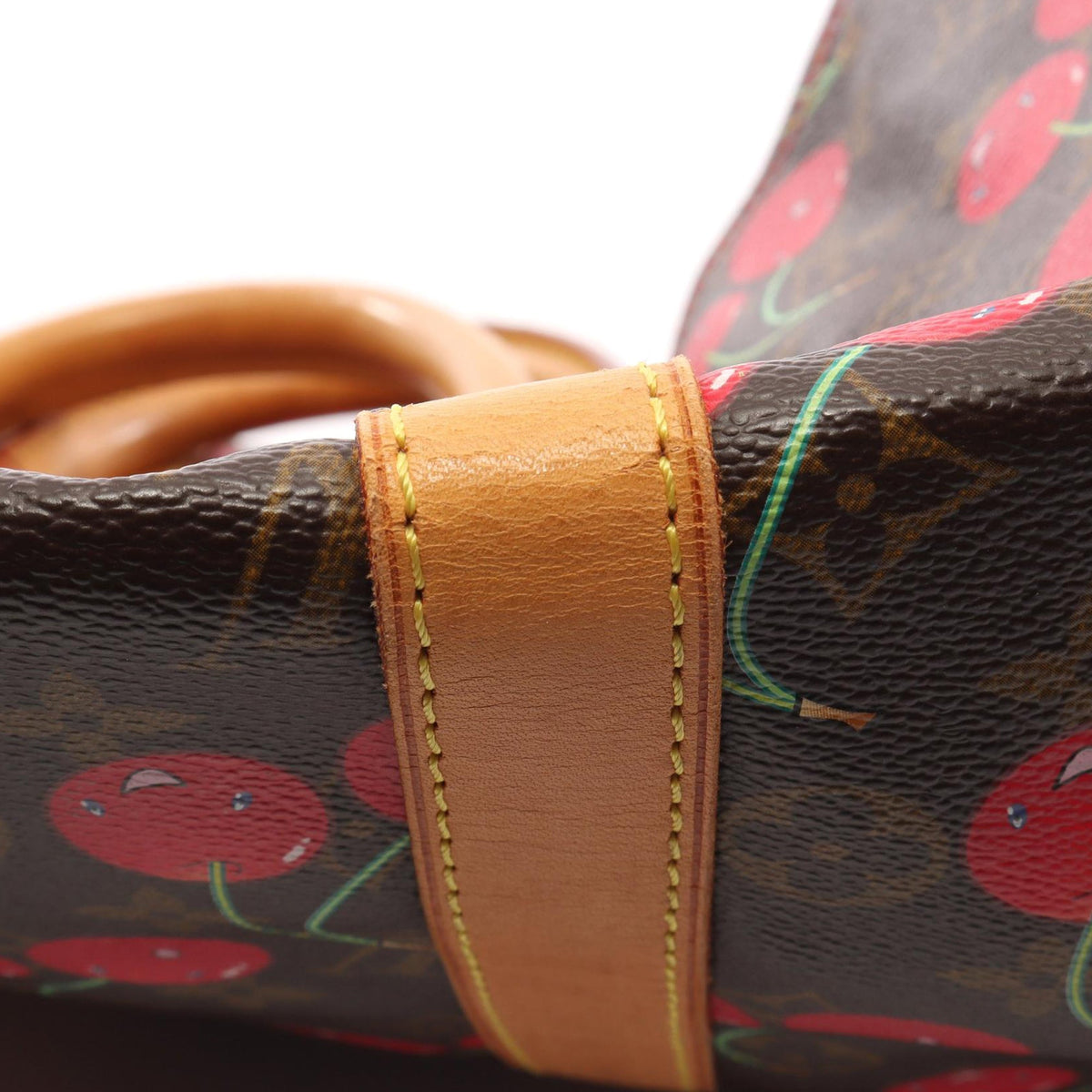 Louis Vuitton x Takashi Murakami Monogram Cerises Keepall — Brown