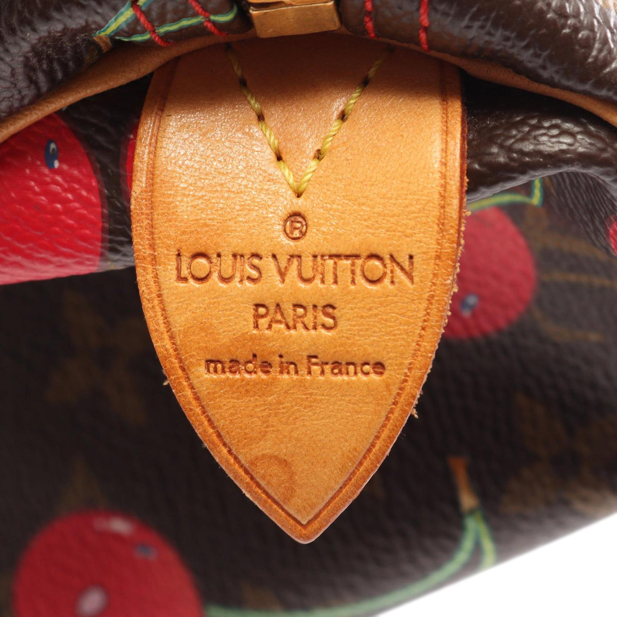 Louis Vuitton x Takashi Murakami Monogram Cerises Keepall — Brown