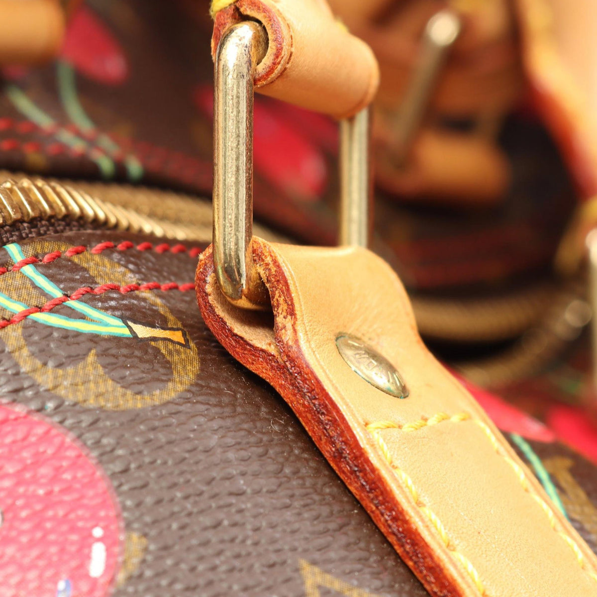 Louis Vuitton x Takashi Murakami Monogram Cerises Keepall — Brown