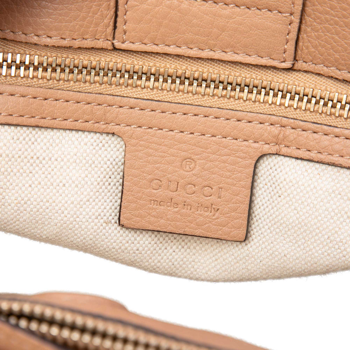 Gucci Medium Calfskin Bamboo Shopper Satchel