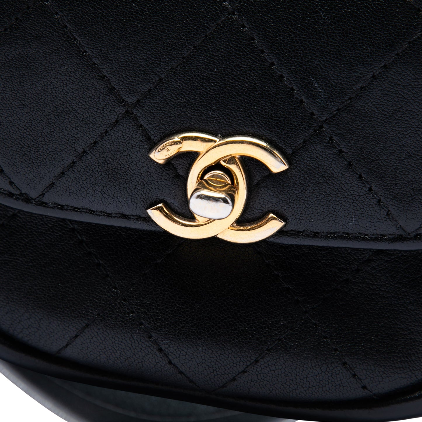 Chanel Small CC Quilted Lambskin Messenger Flap