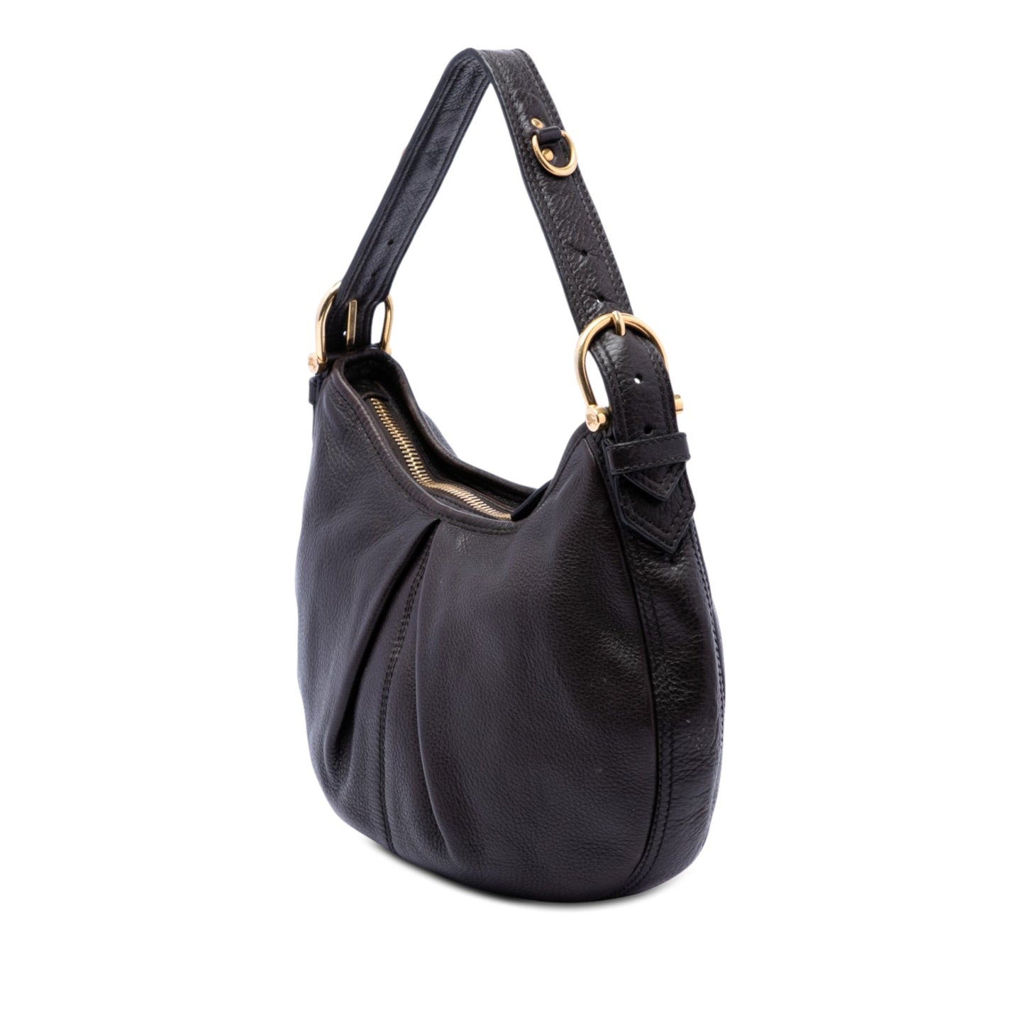 Burberry Small Leather Malika Hobo