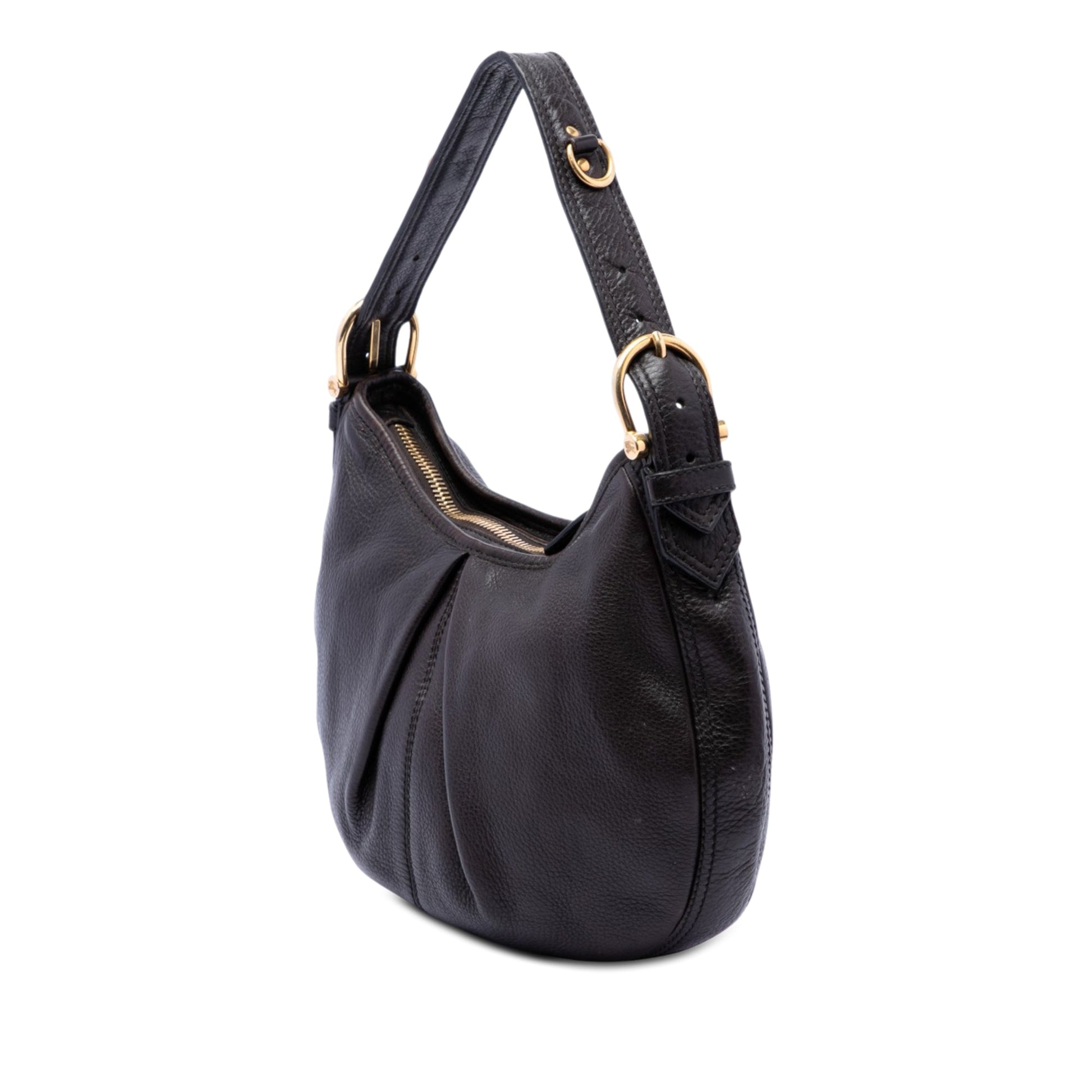 Burberry Small Leather Malika Hobo