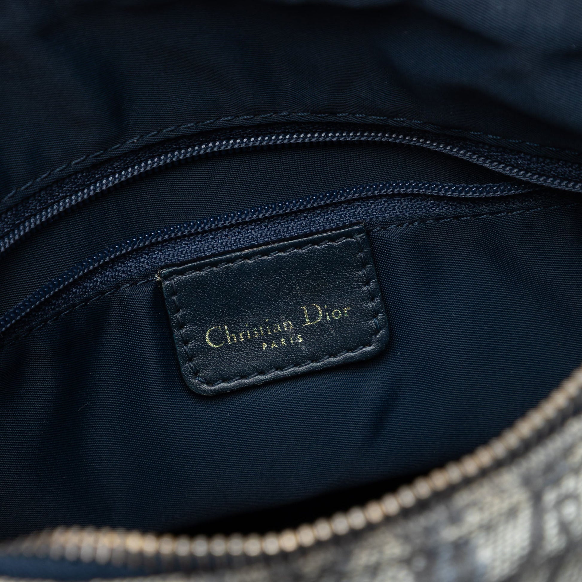 Dior Small Diorissimo Trotter Canvas Boston Bag