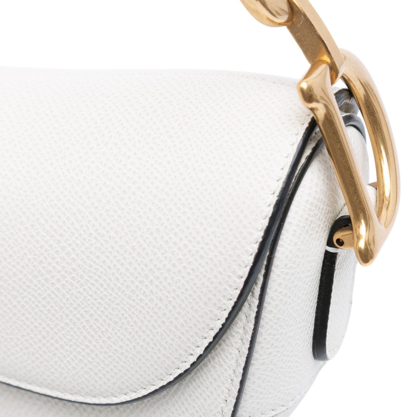 Dior Grained Calfskin Saddle Bag