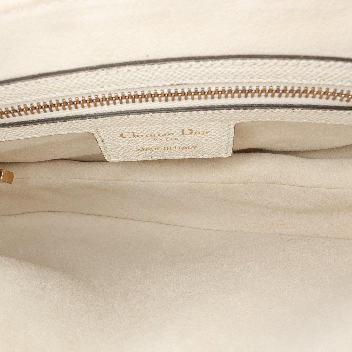 Dior Grained Calfskin Saddle Bag
