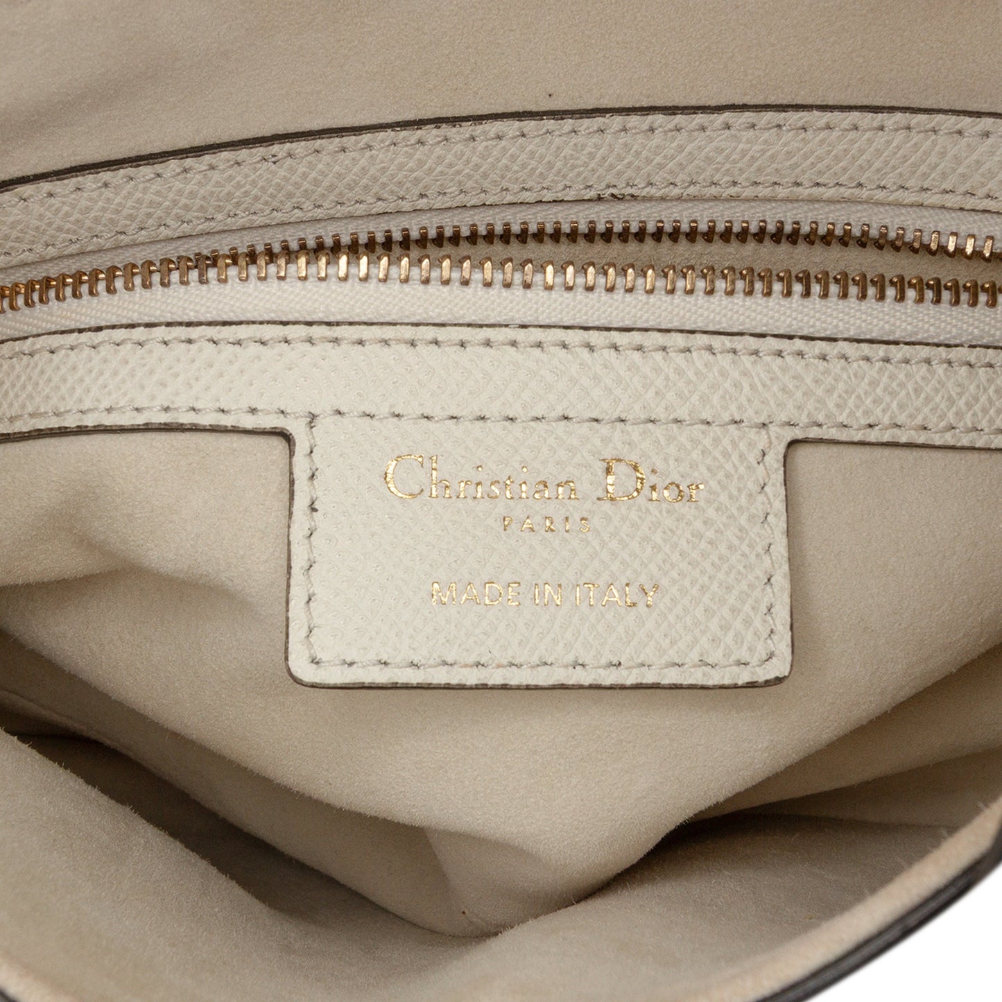 Dior Grained Calfskin Saddle Bag
