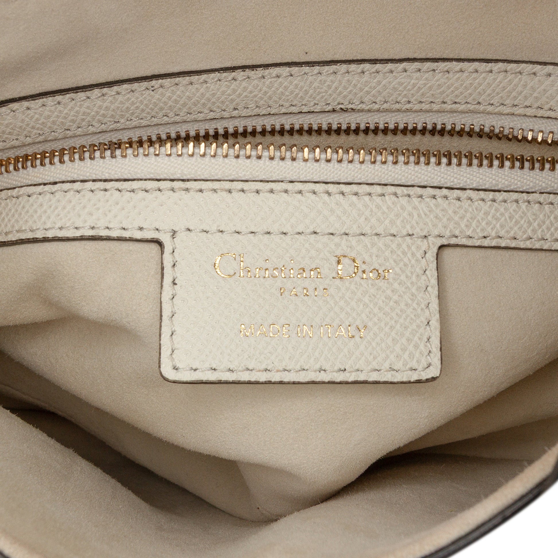 Dior Grained Calfskin Saddle Bag