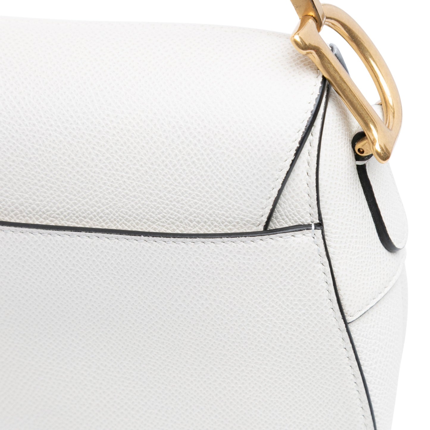 Dior Grained Calfskin Saddle Bag