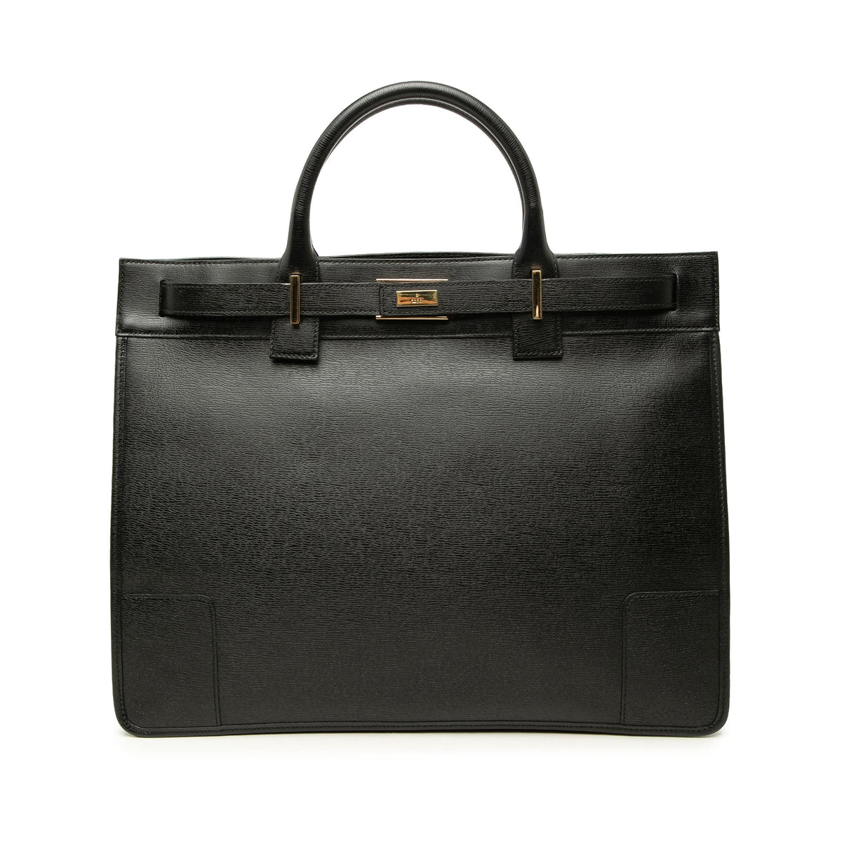Gucci Calfskin Tote — Black