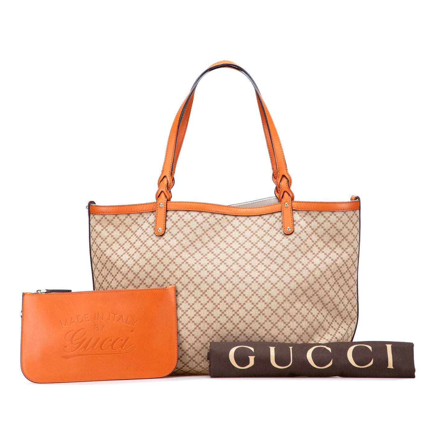 Gucci Medium Diamante Canvas Craft Tote