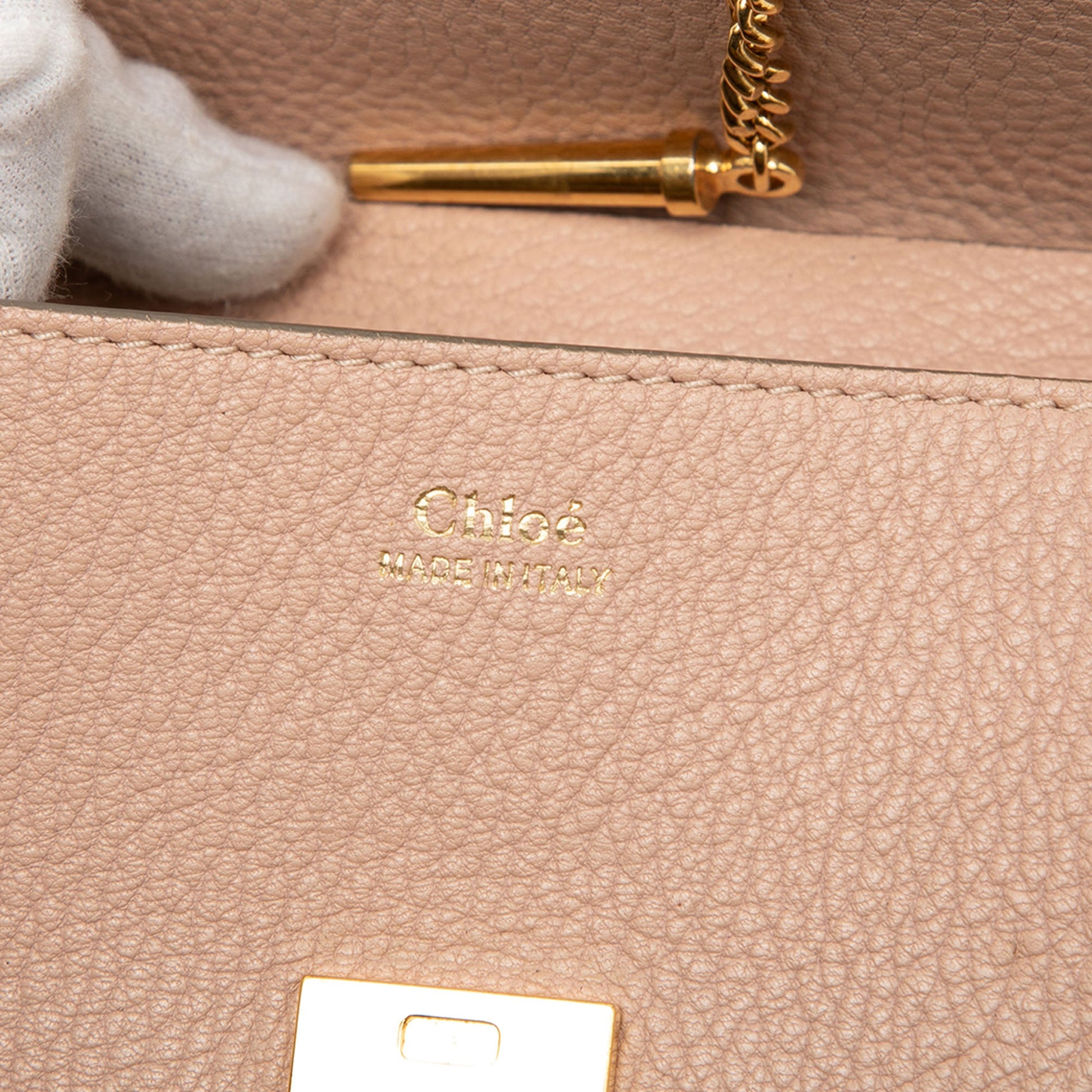 Chloé Mini Leather Drew Crossbody