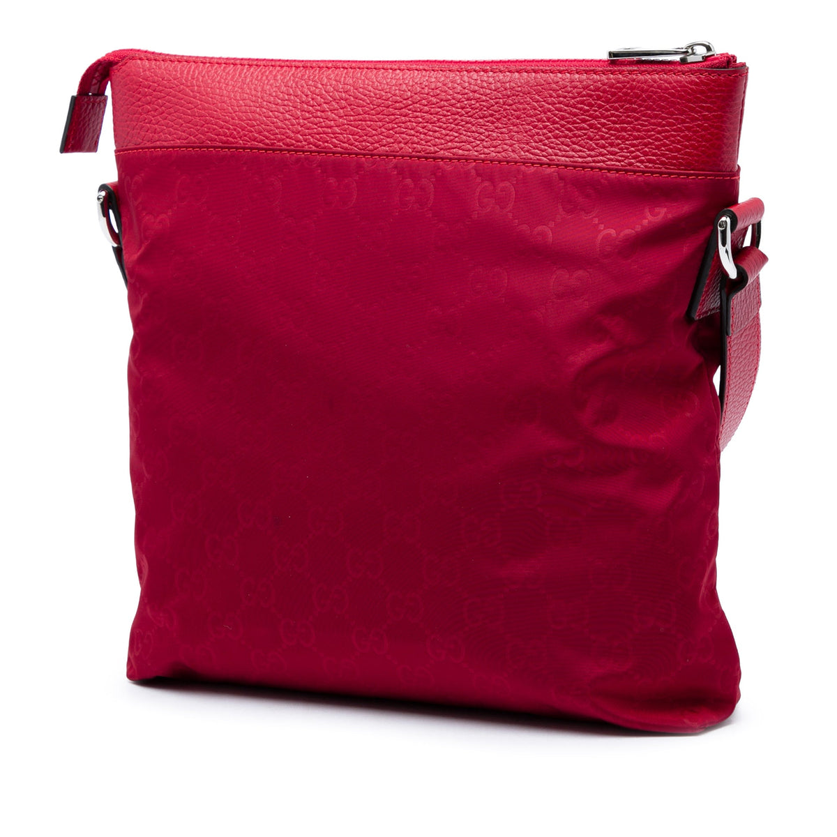 Gucci GG Nylon Flat Messenger Bag