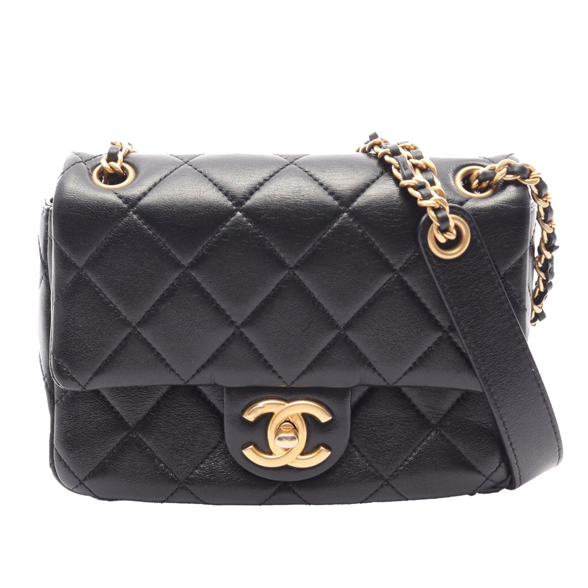 Chanel Mini Square Classic Lambskin Single Flap