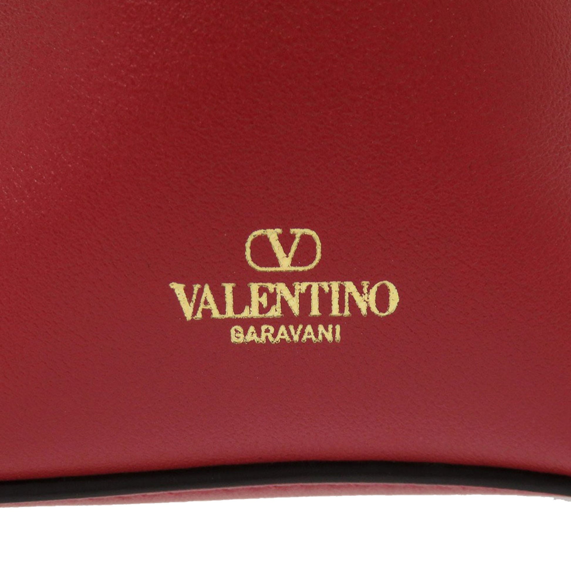 Valentino Leather Rockstud Wispy Bucket Bag