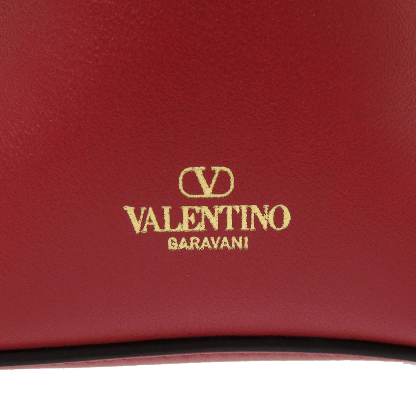 Valentino Leather Rockstud Wispy Bucket Bag