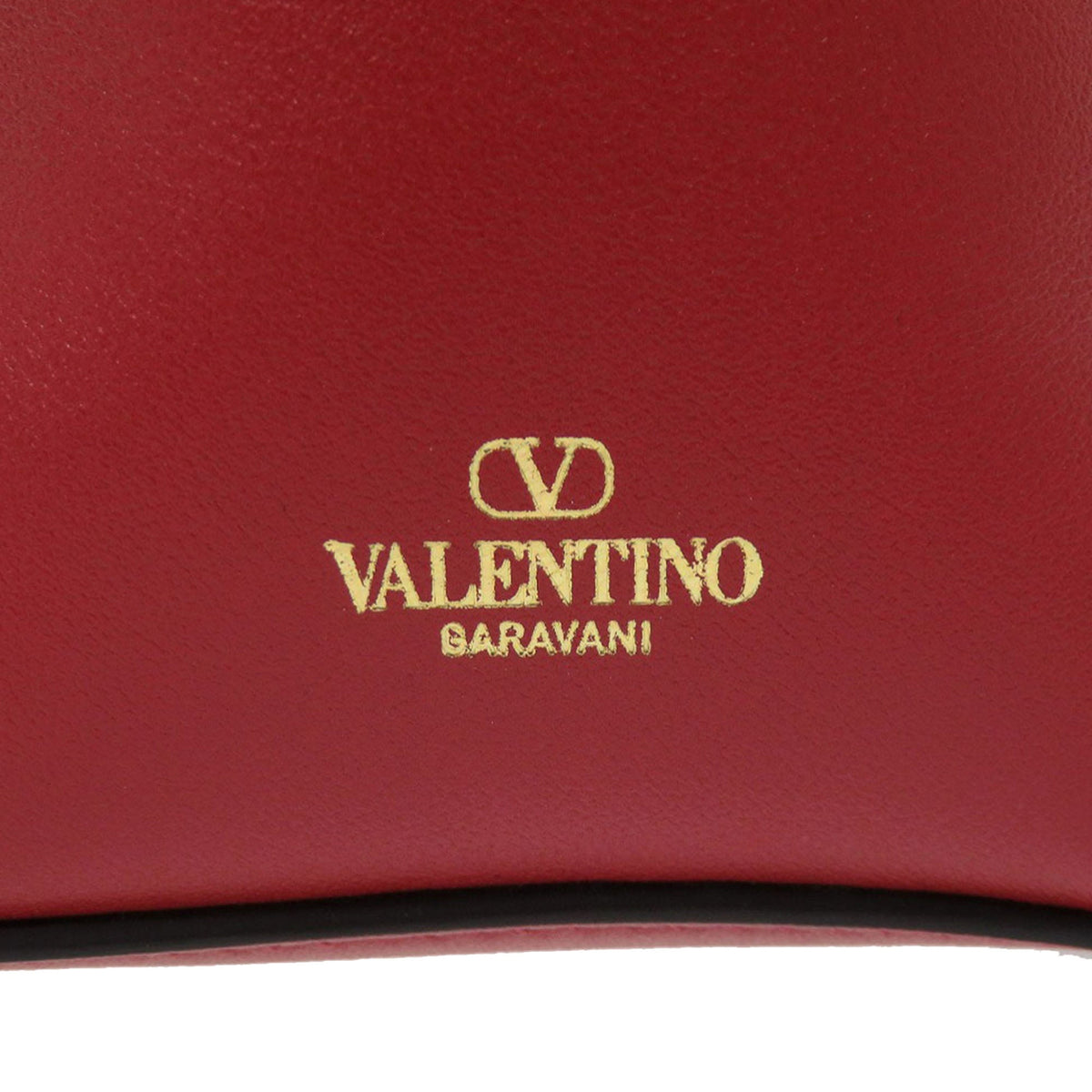Valentino Leather Rockstud Wispy Bucket Bag