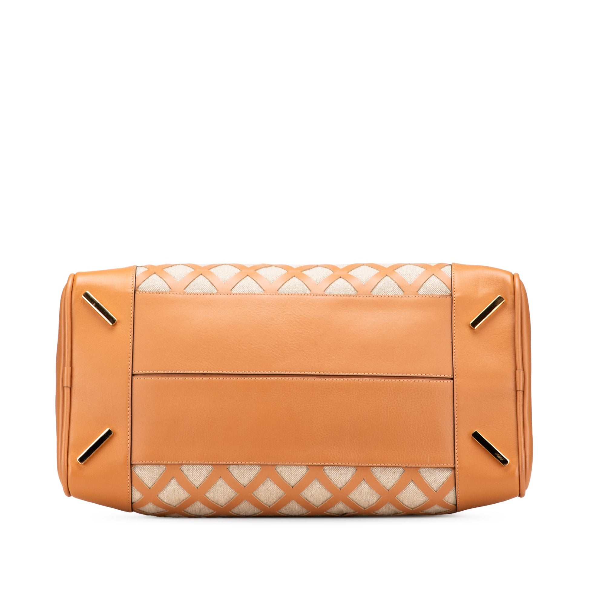 LOEWE Extra Large Canvas and Cut Out Leather Amazona 75