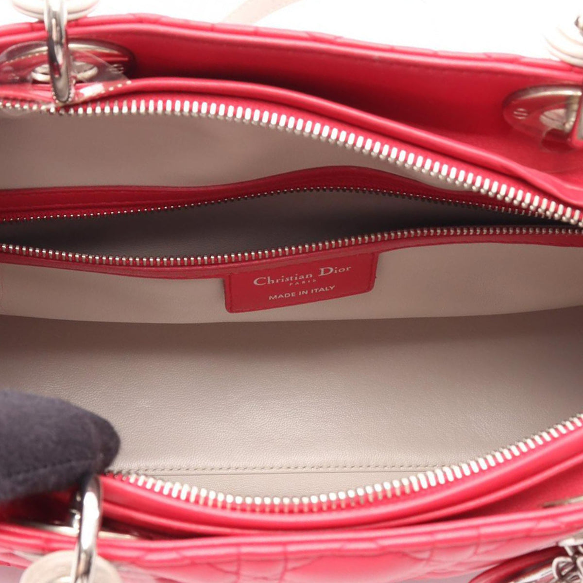 Dior Large Bicolor Lambskin Cannage Lady Dior