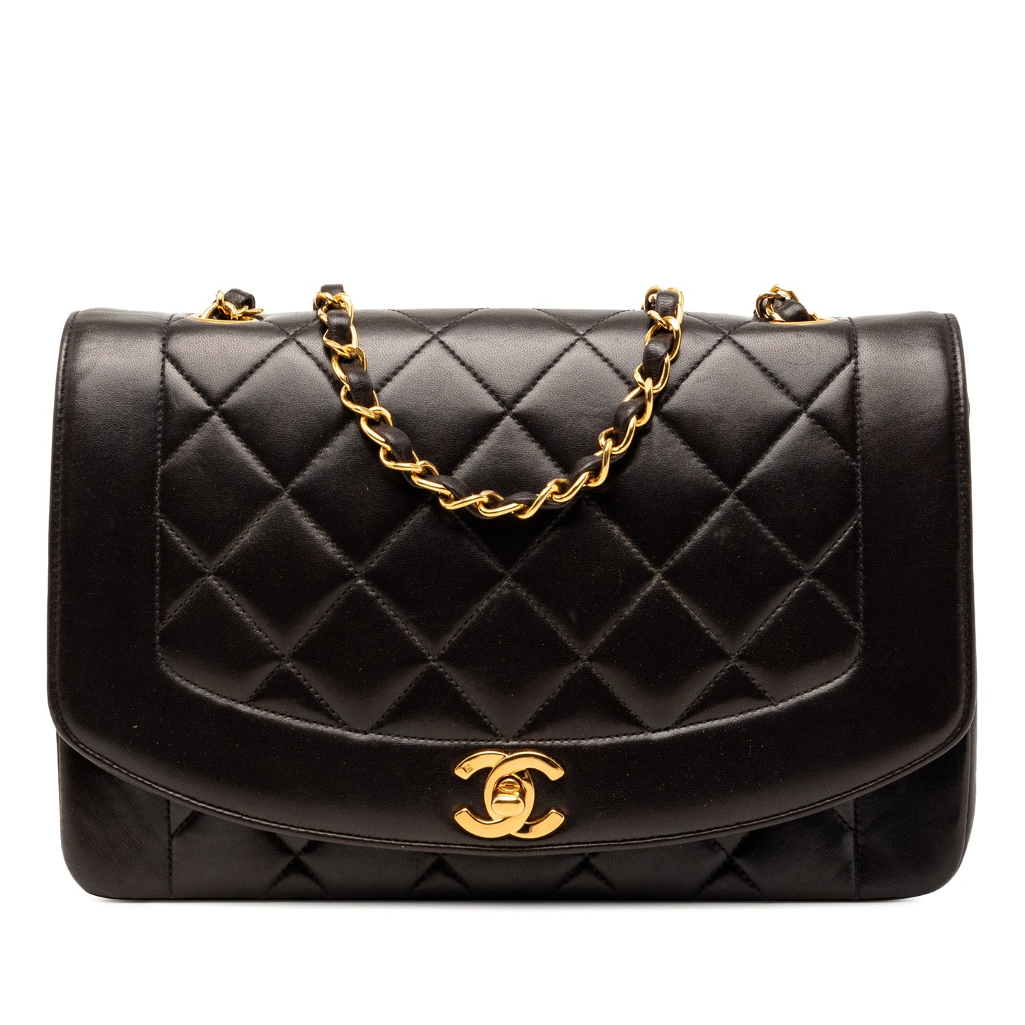 Chanel Medium Lambskin Diana Flap