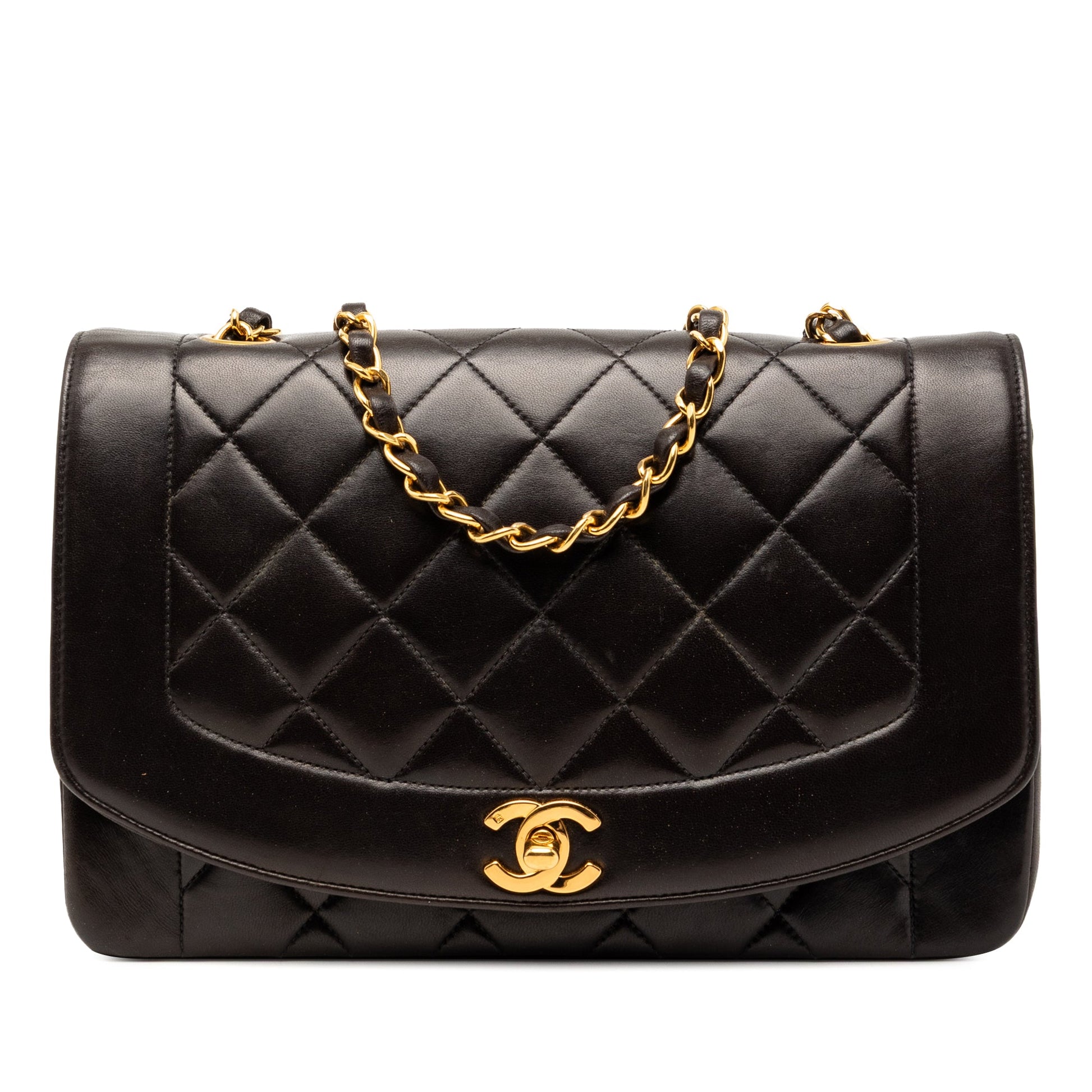 Chanel Medium Lambskin Diana Flap
