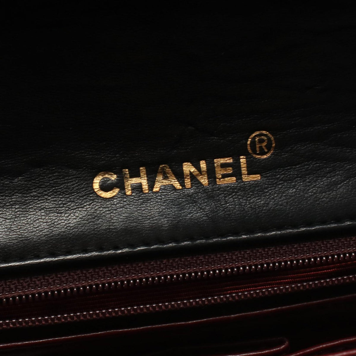 Chanel CC Quilted Lambskin Turnlock Full Single Flap — Black