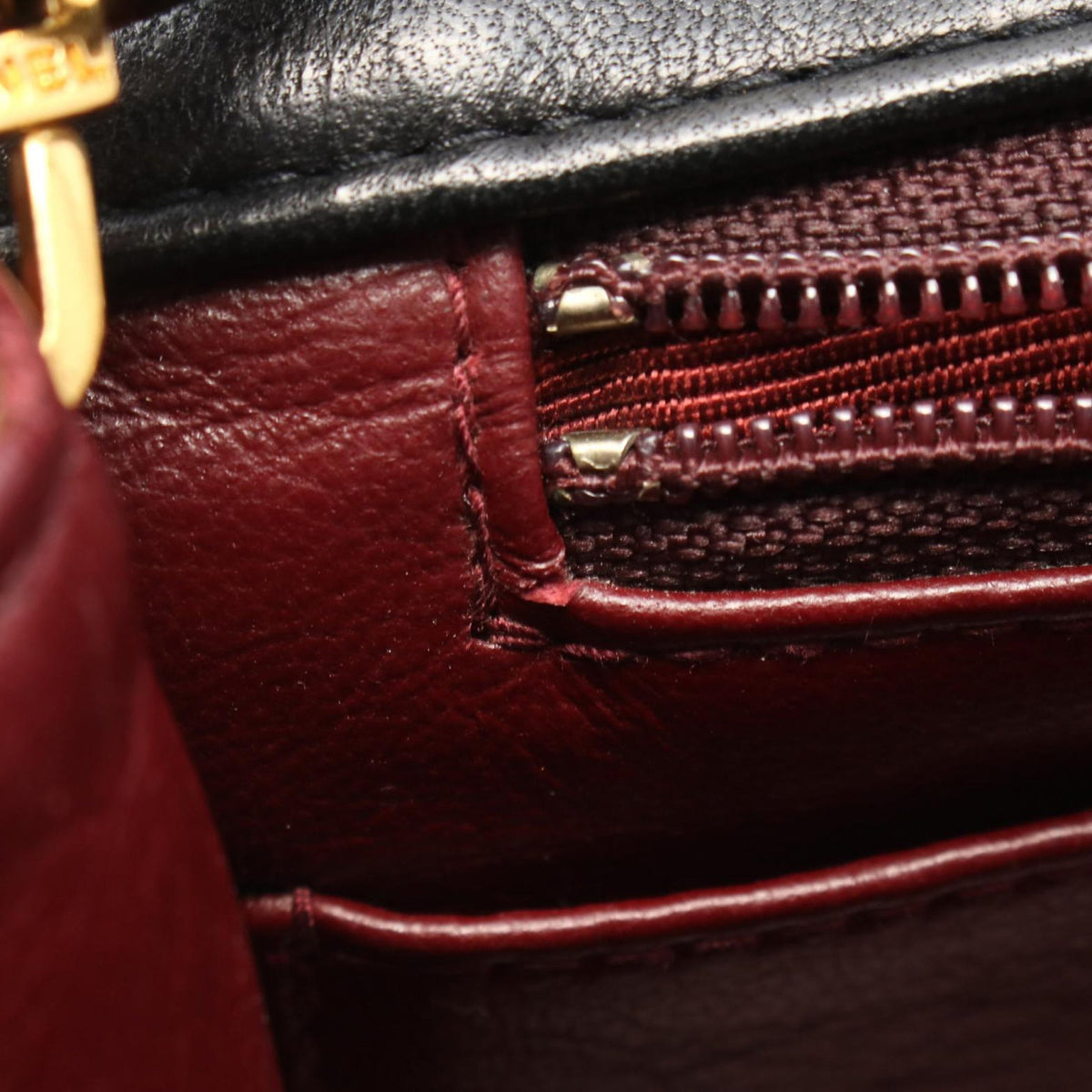 Chanel CC Quilted Lambskin Turnlock Full Single Flap — Black
