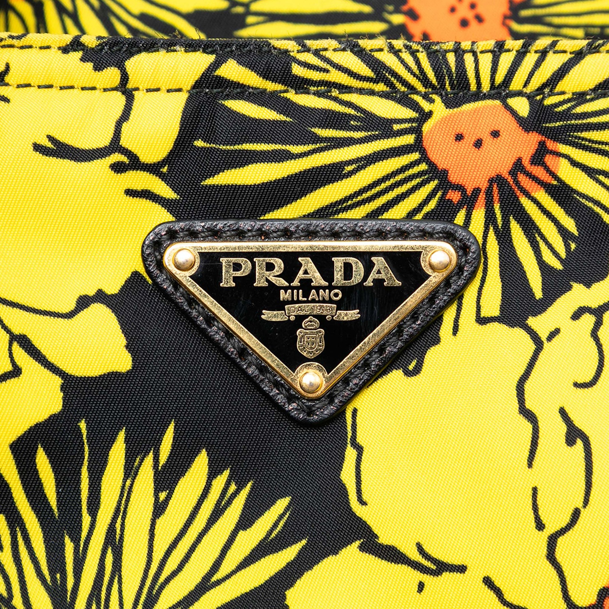 Prada Tessuto Stampato Satchel