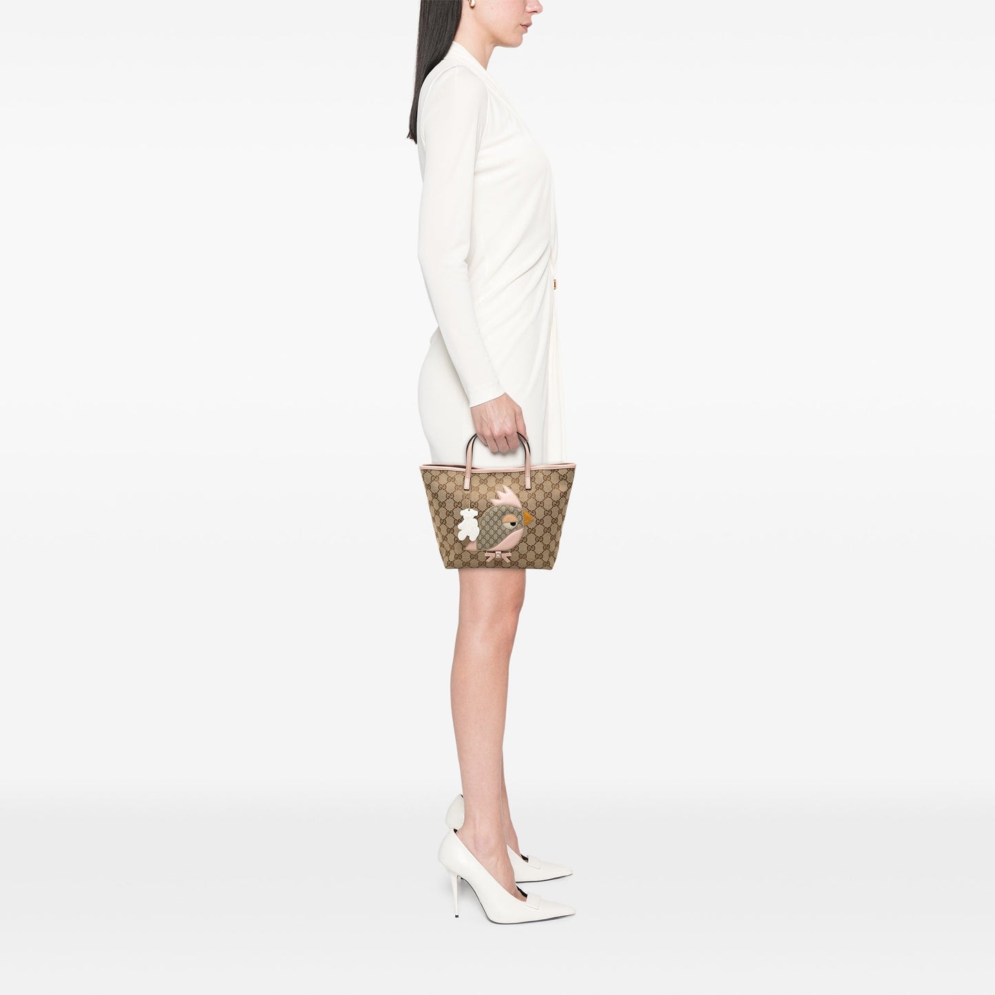Gucci GG Canvas Zoo Handbag
