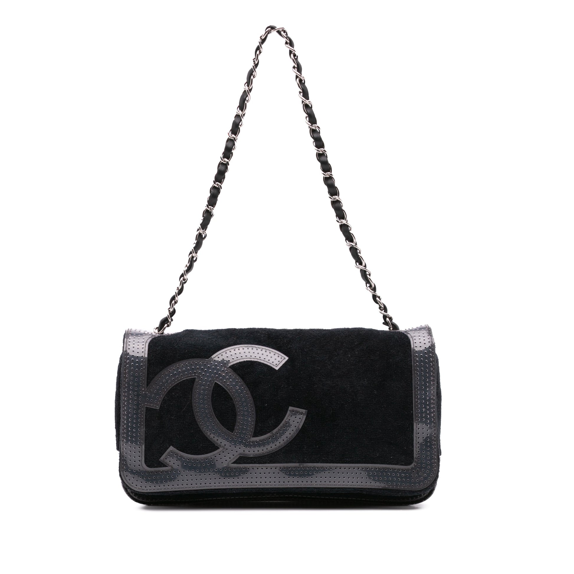 Chanel Terry Cloth CC Sport Line Shoulder Bag
