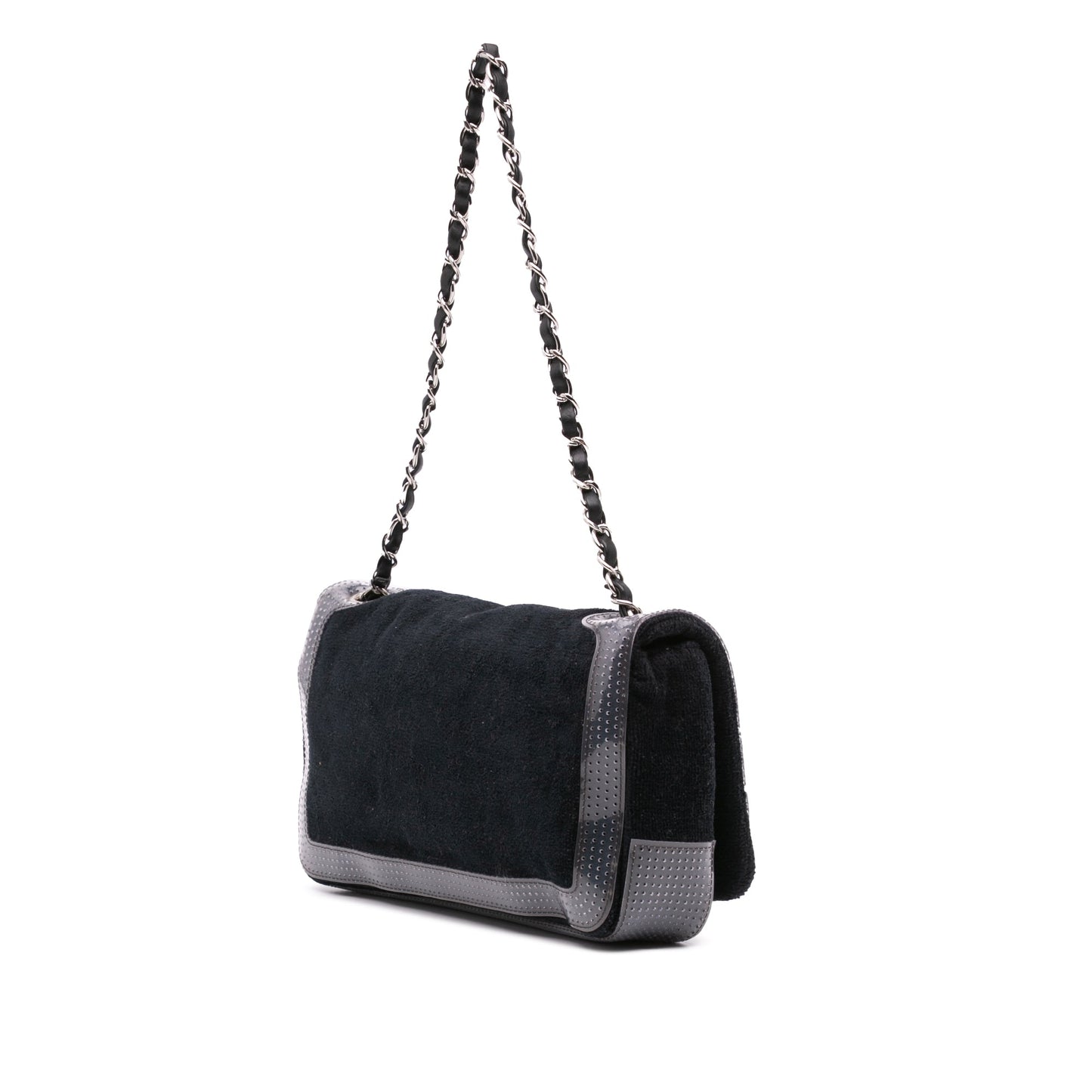 Chanel Terry Cloth CC Sport Line Shoulder Bag