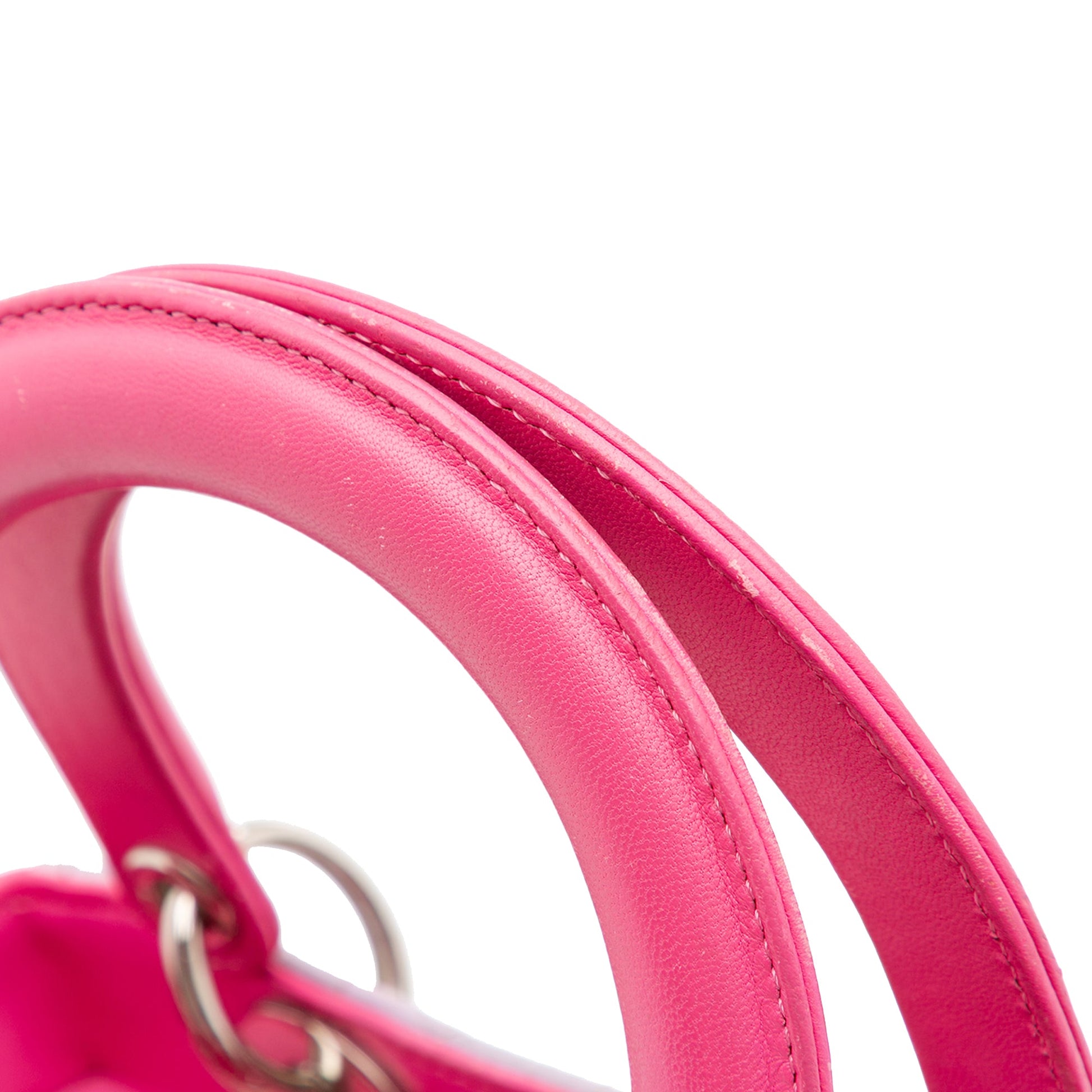 Dior Medium Bicolor Lambskin Cannage Lady Dior