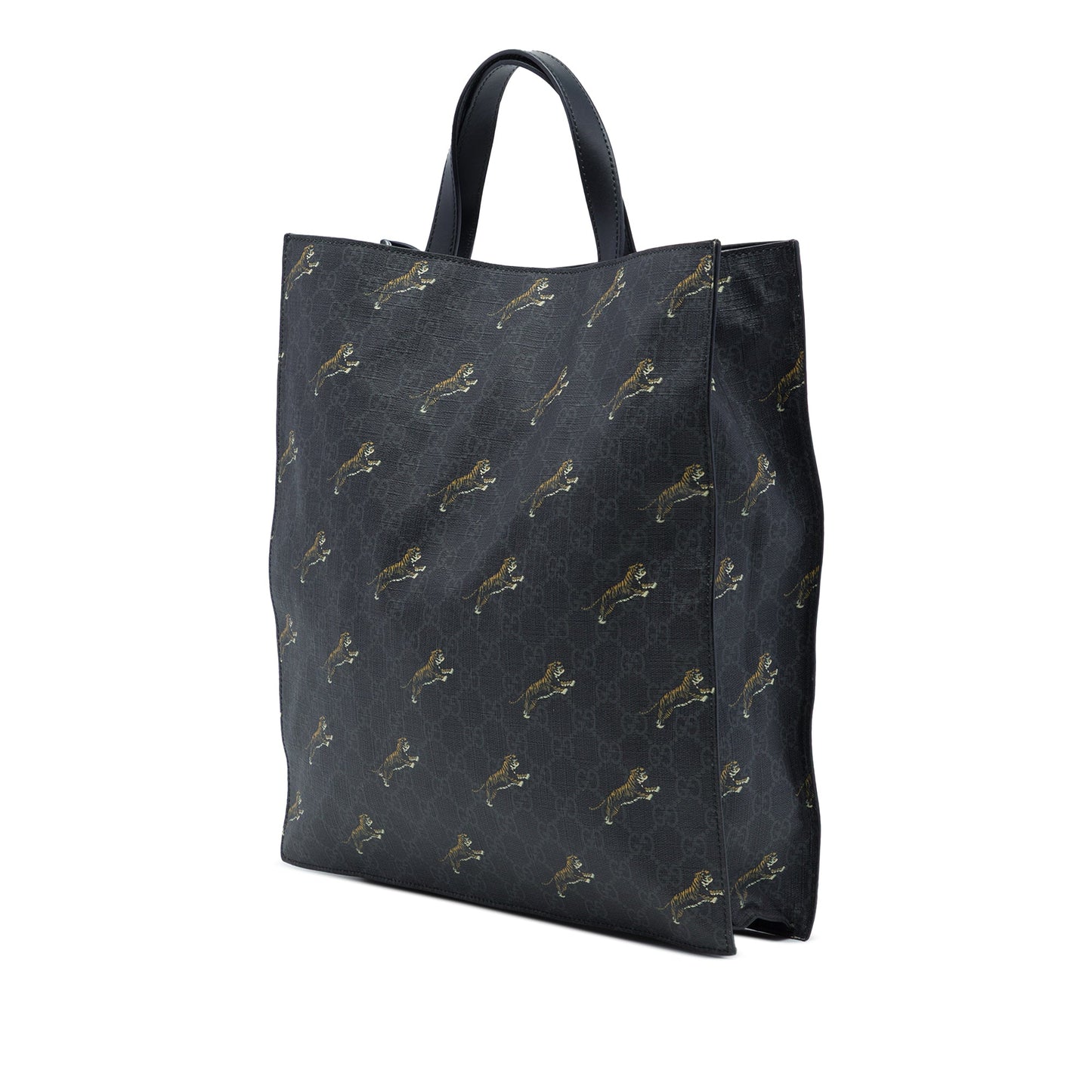 Gucci GG Supreme Web Tiger Convertible Soft Tote