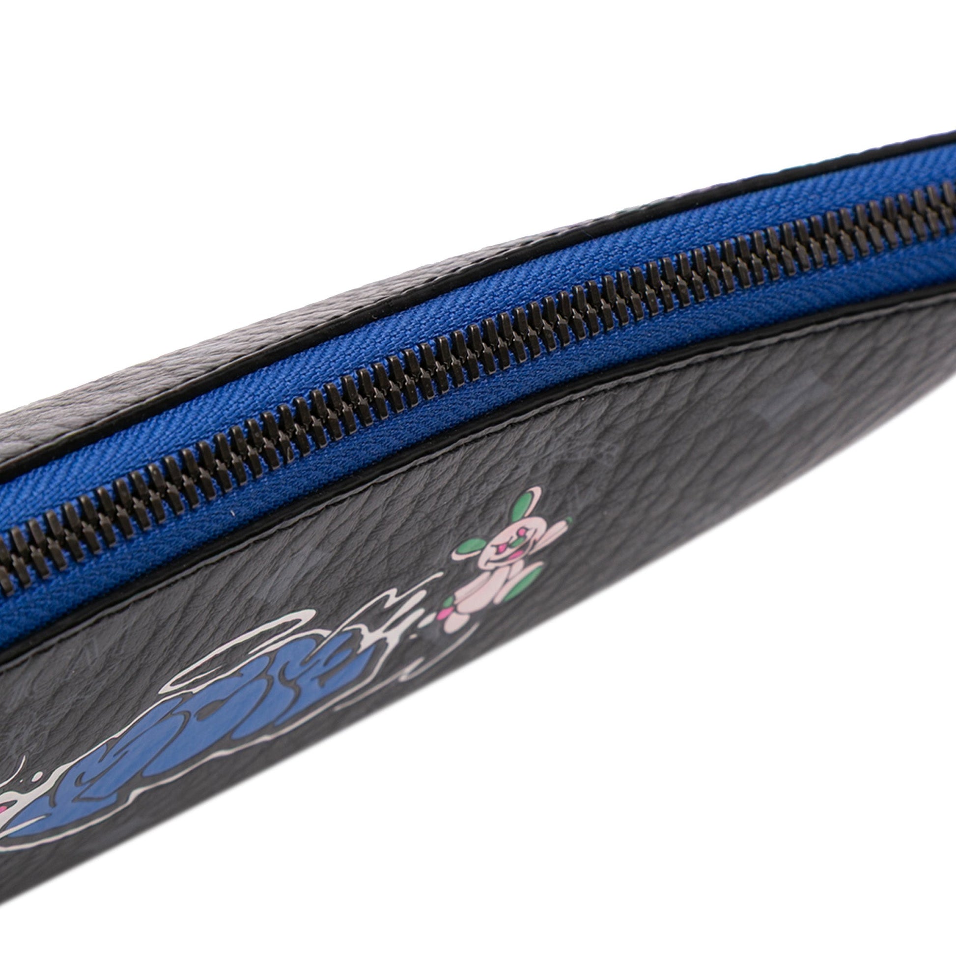 MCM Sambypen Haru Henry Kaiser Visetos Coated Canvas Clutch