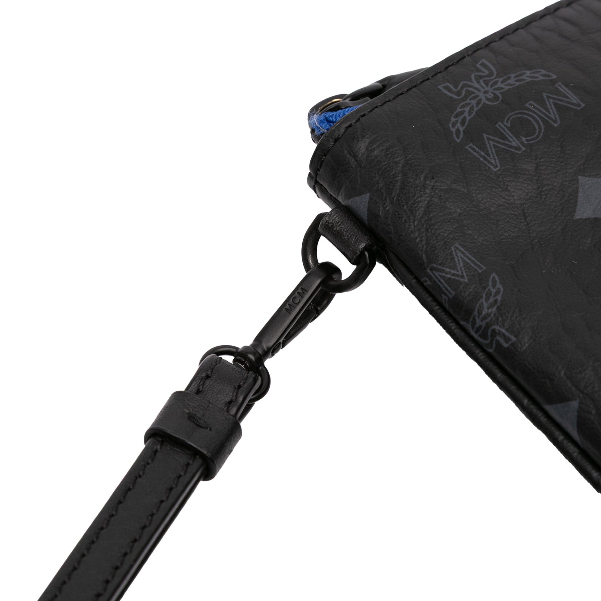 MCM Sambypen Haru Henry Kaiser Visetos Coated Canvas Clutch