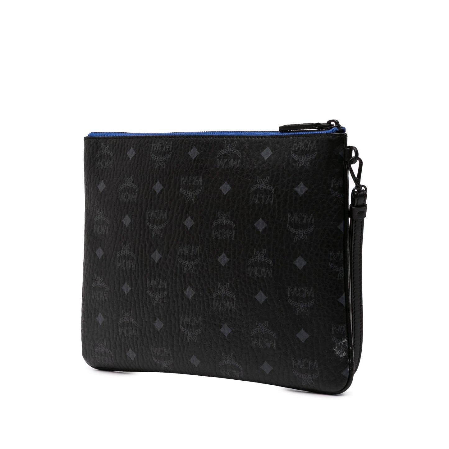 MCM Sambypen Haru Henry Kaiser Visetos Coated Canvas Clutch