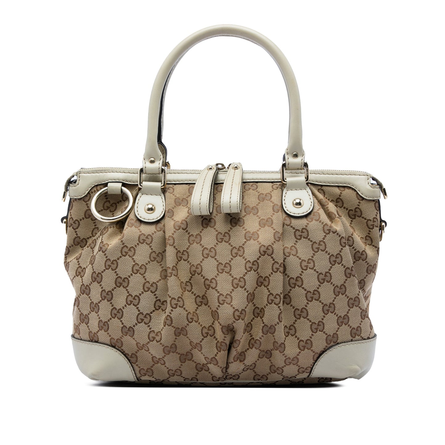 Gucci GG Canvas Sukey Satchel