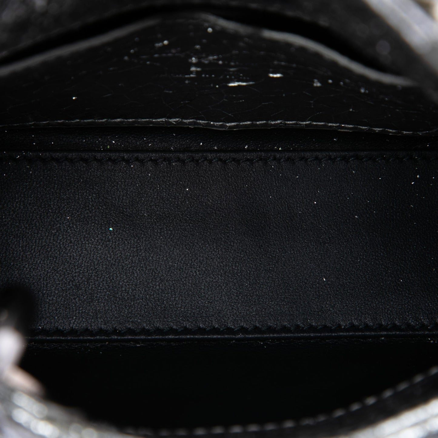 Dior Micro Metallic Crinkled Calfskin Cannage Lady Dior
