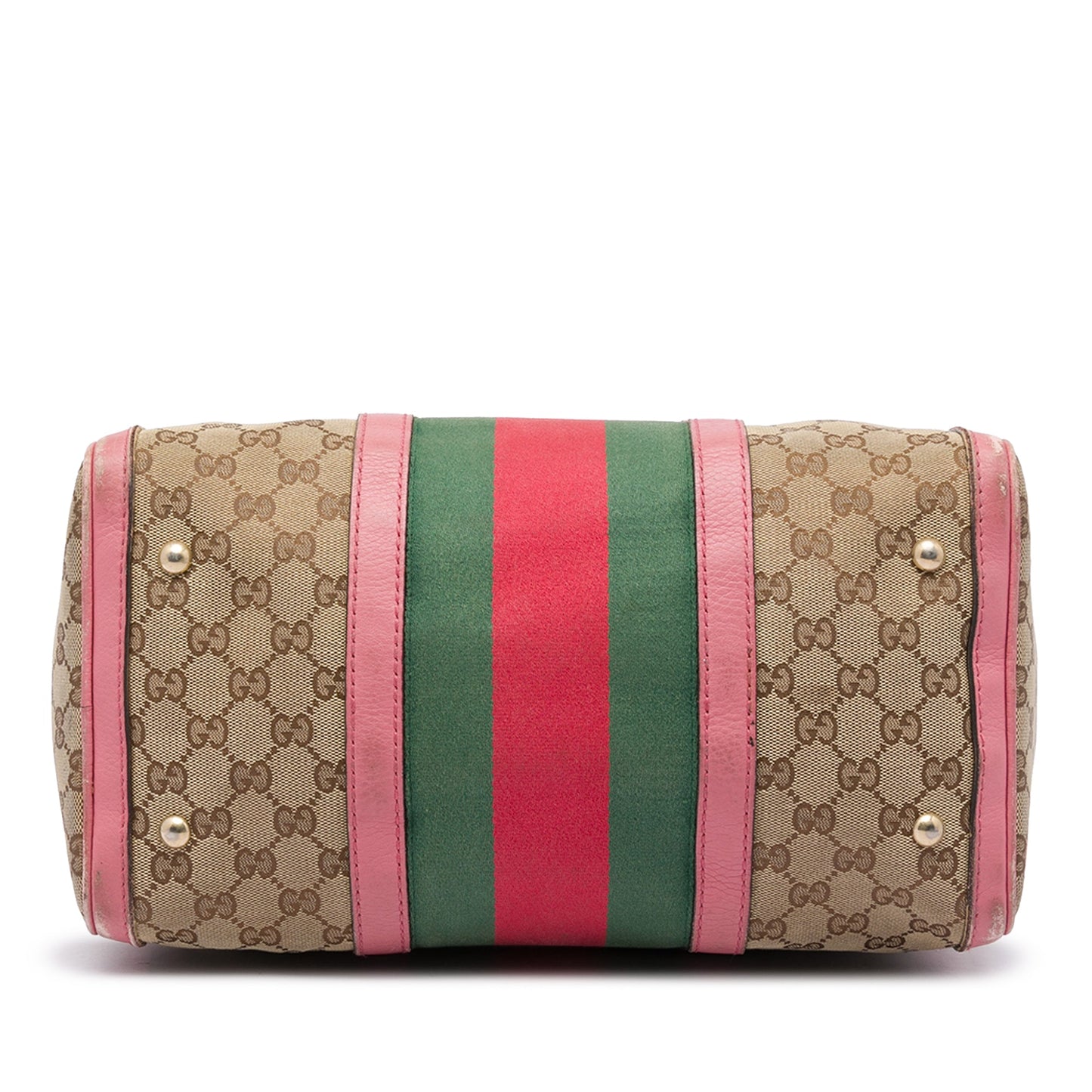 Gucci Medium GG Canvas Web Joy Boston Bag