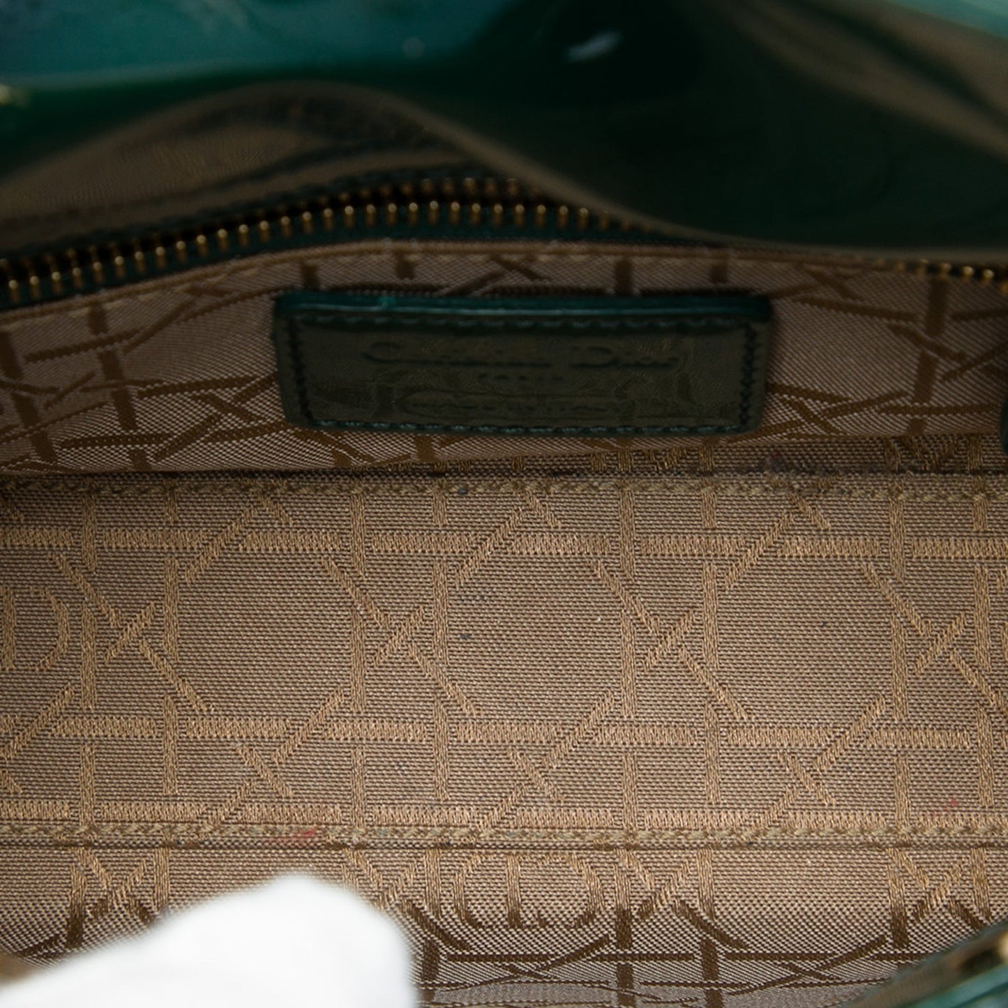 Dior Mini Patent Cannage Lady Dior