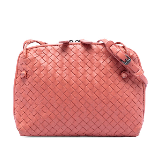 Bottega Veneta Nappa Intrecciato Nodini Crossbody