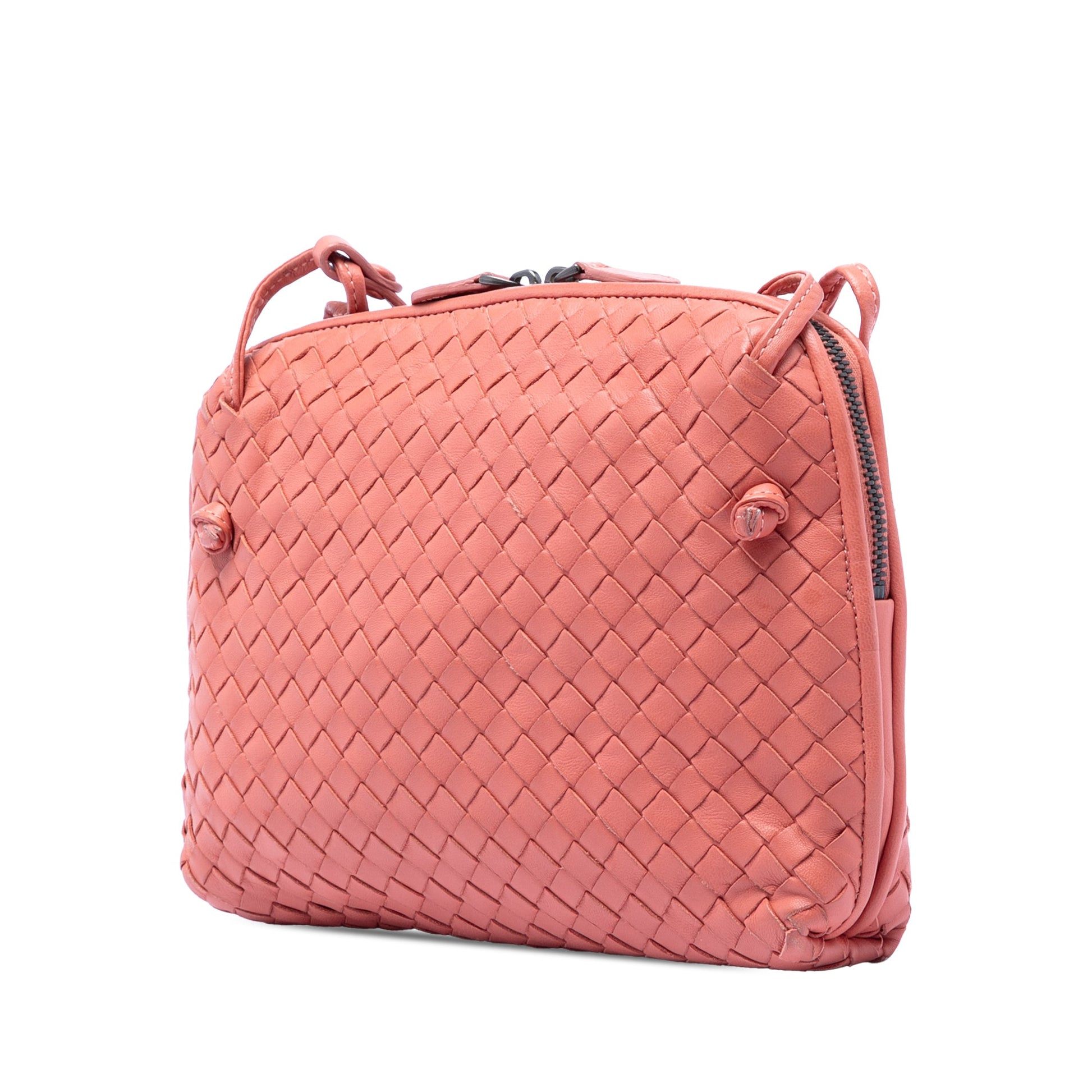 Bottega Veneta Nappa Intrecciato Nodini Crossbody
