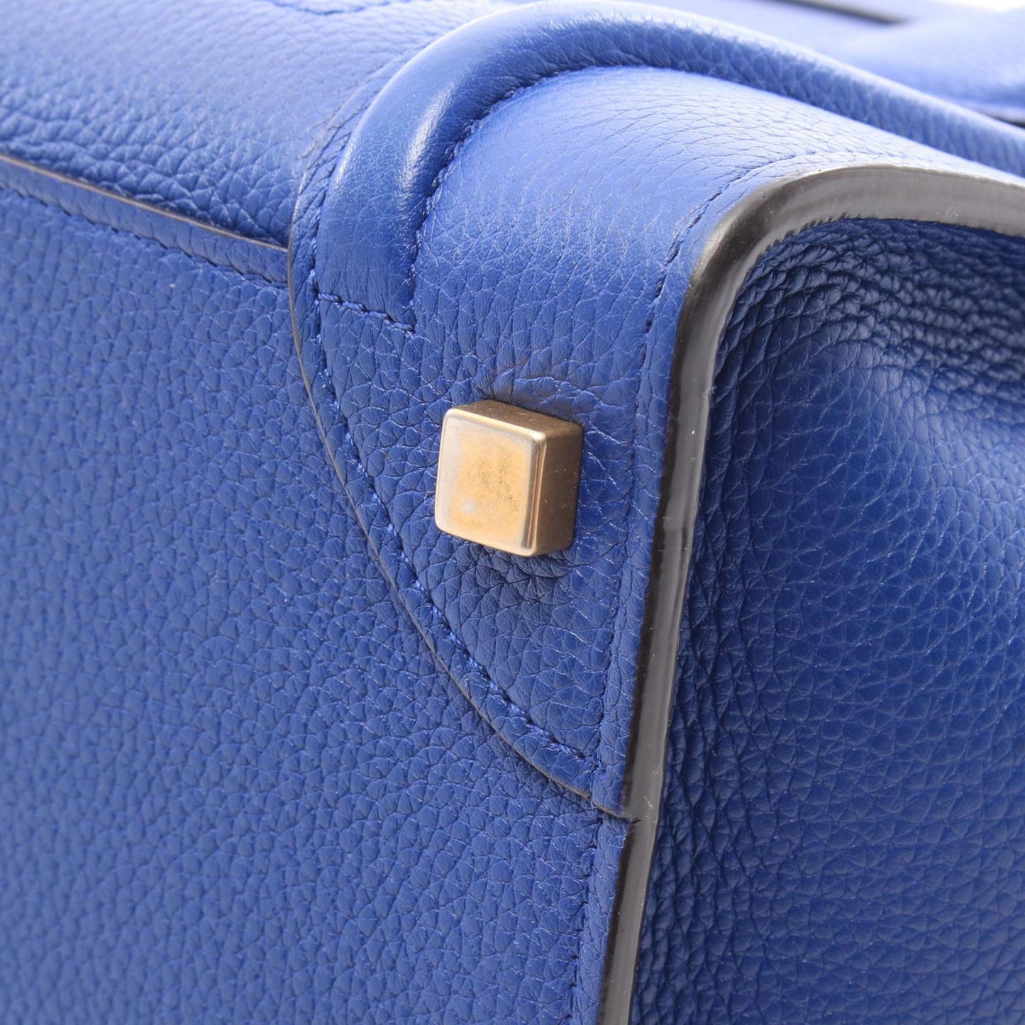 Celine Micro Drummed Calfskin Luggage Tote
