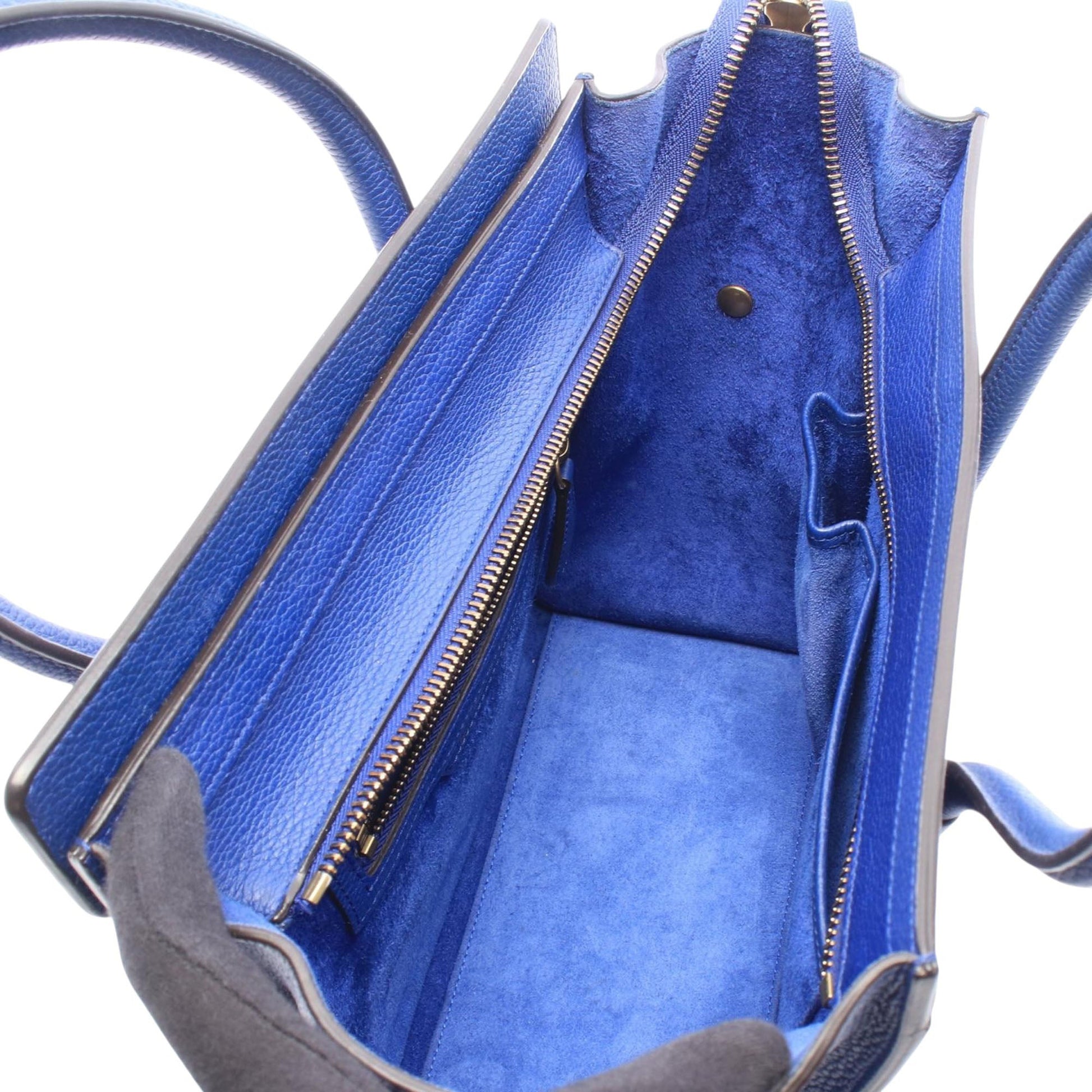 Celine Micro Drummed Calfskin Luggage Tote