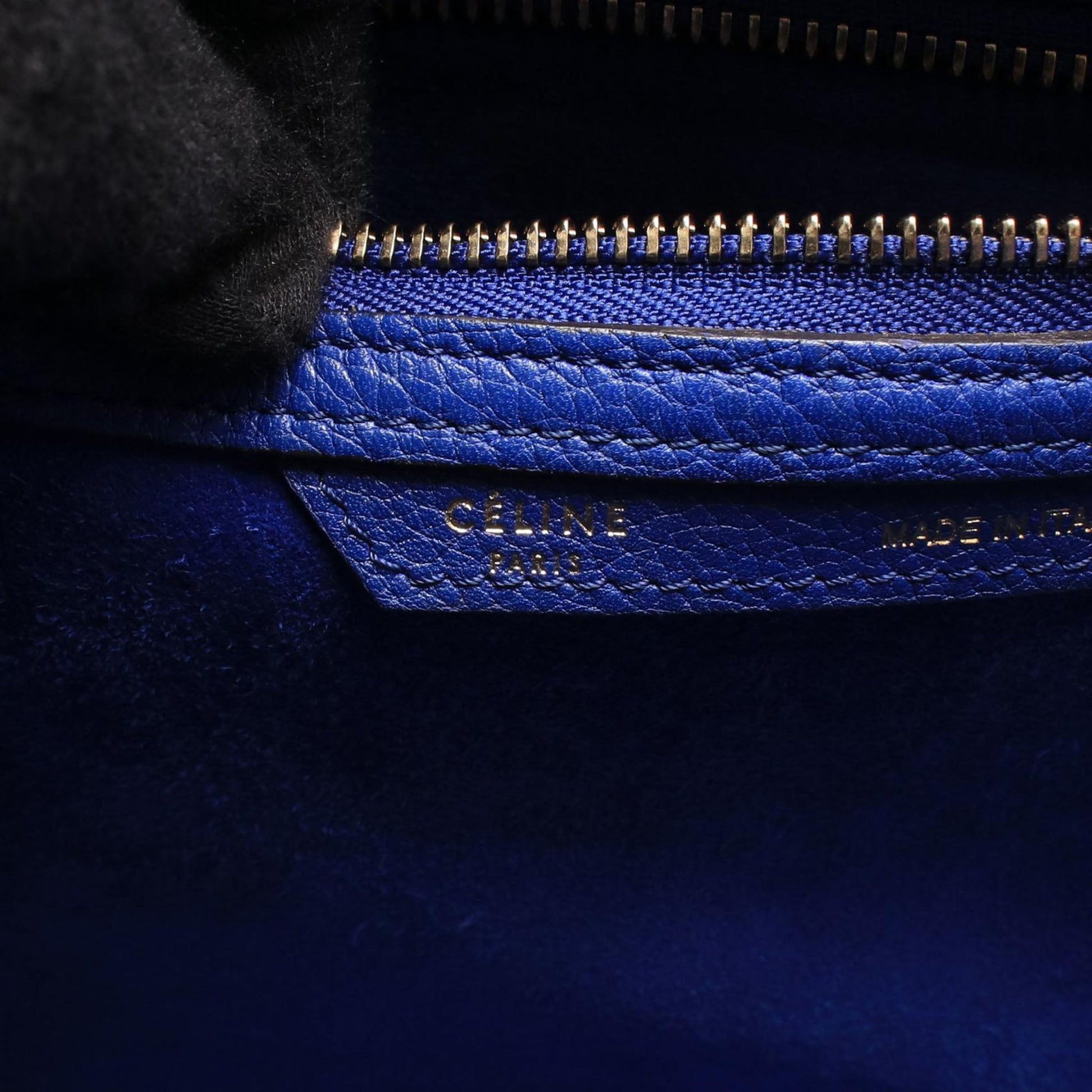 Celine Micro Drummed Calfskin Luggage Tote