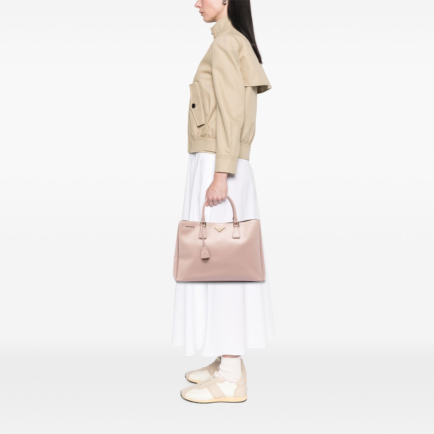 Prada Large Saffiano Lux Galleria Satchel