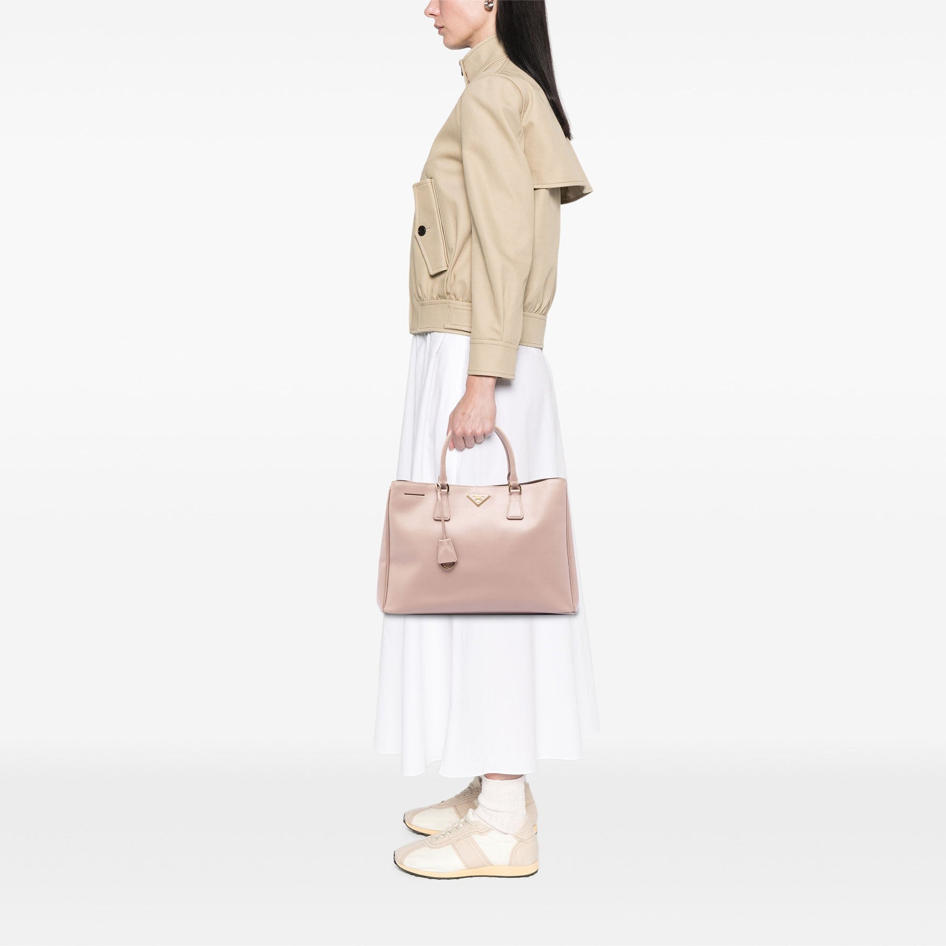 Prada Large Saffiano Lux Galleria Satchel